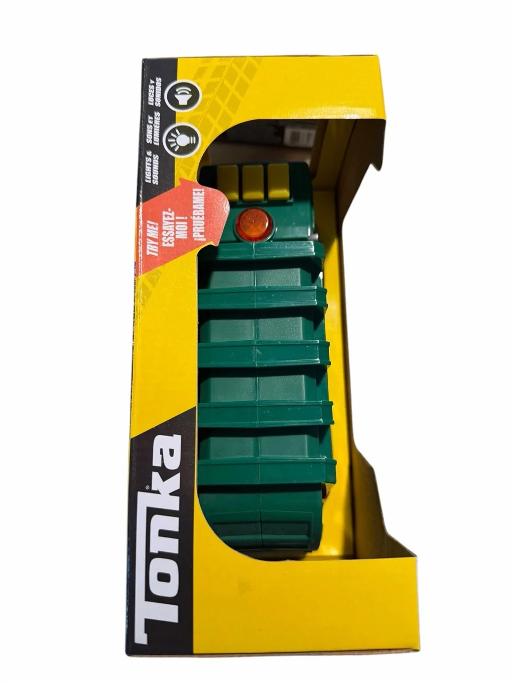 Tonka Mighty Force Green Garbage Truck - Kids Toy lights and sound